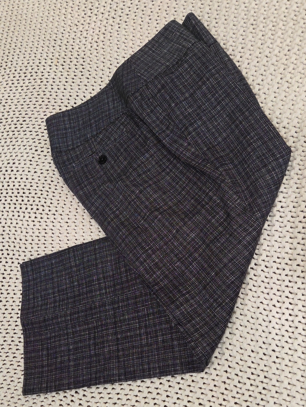 Express Design Studio Editor Gray Cropped Dress Pant Sixe 2